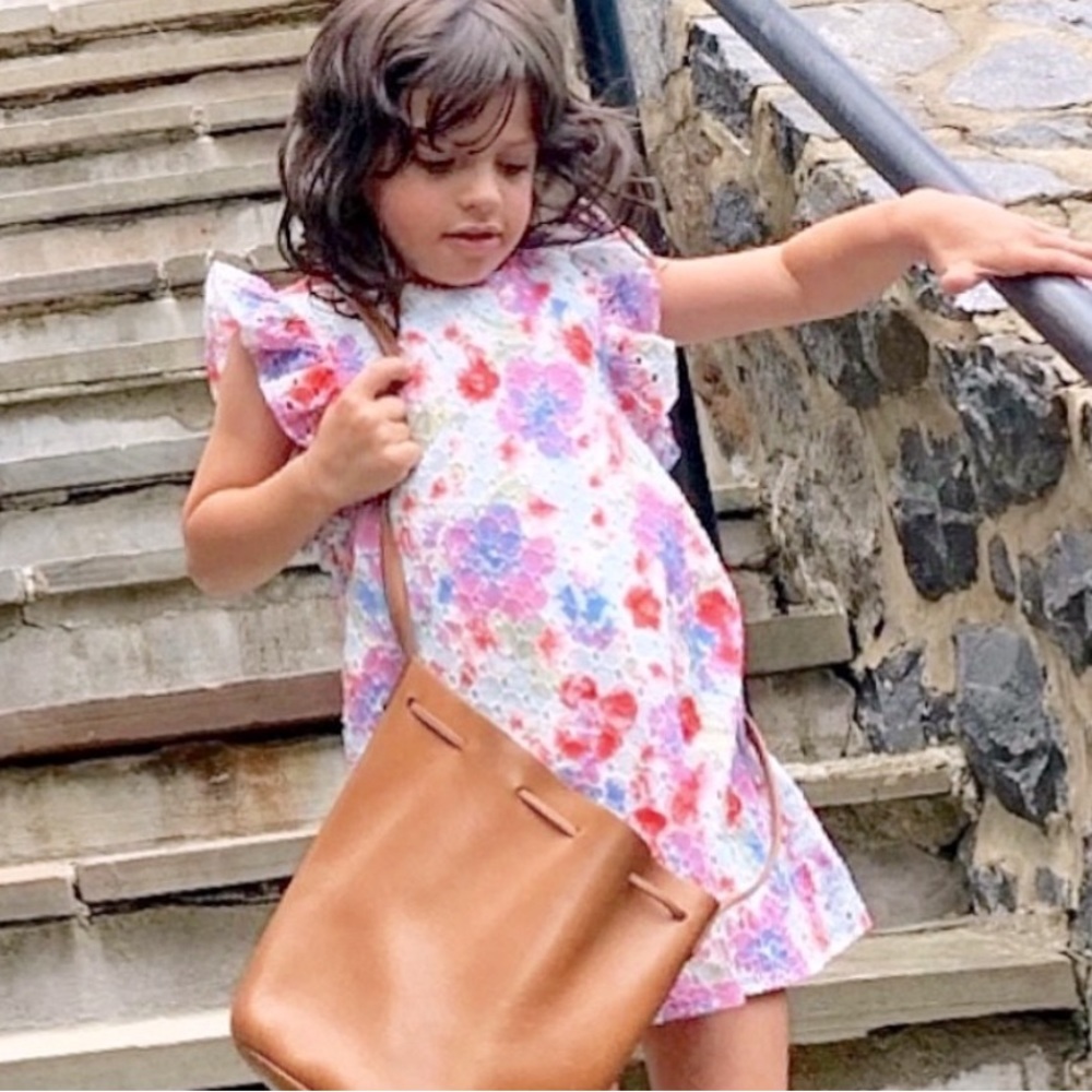 Pippa & Julie Floral Eyelet Shift Dress